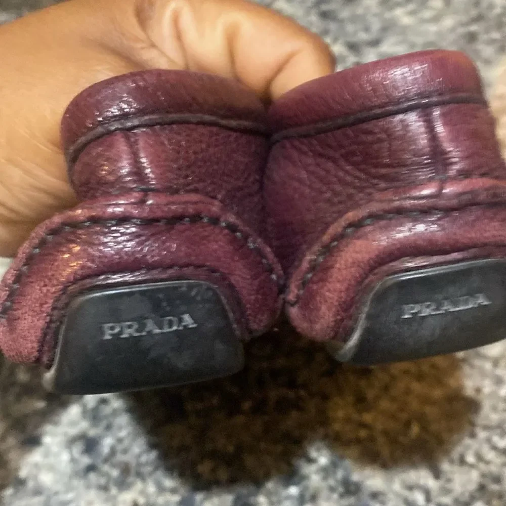 Prada Women’s burgundy women Sz 9